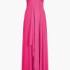 Solid Reversible Asymmetrical Tie-Up Maxi Dress>MICAS Online
