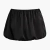 Solid Ruched Mini Skirt>MICAS Best