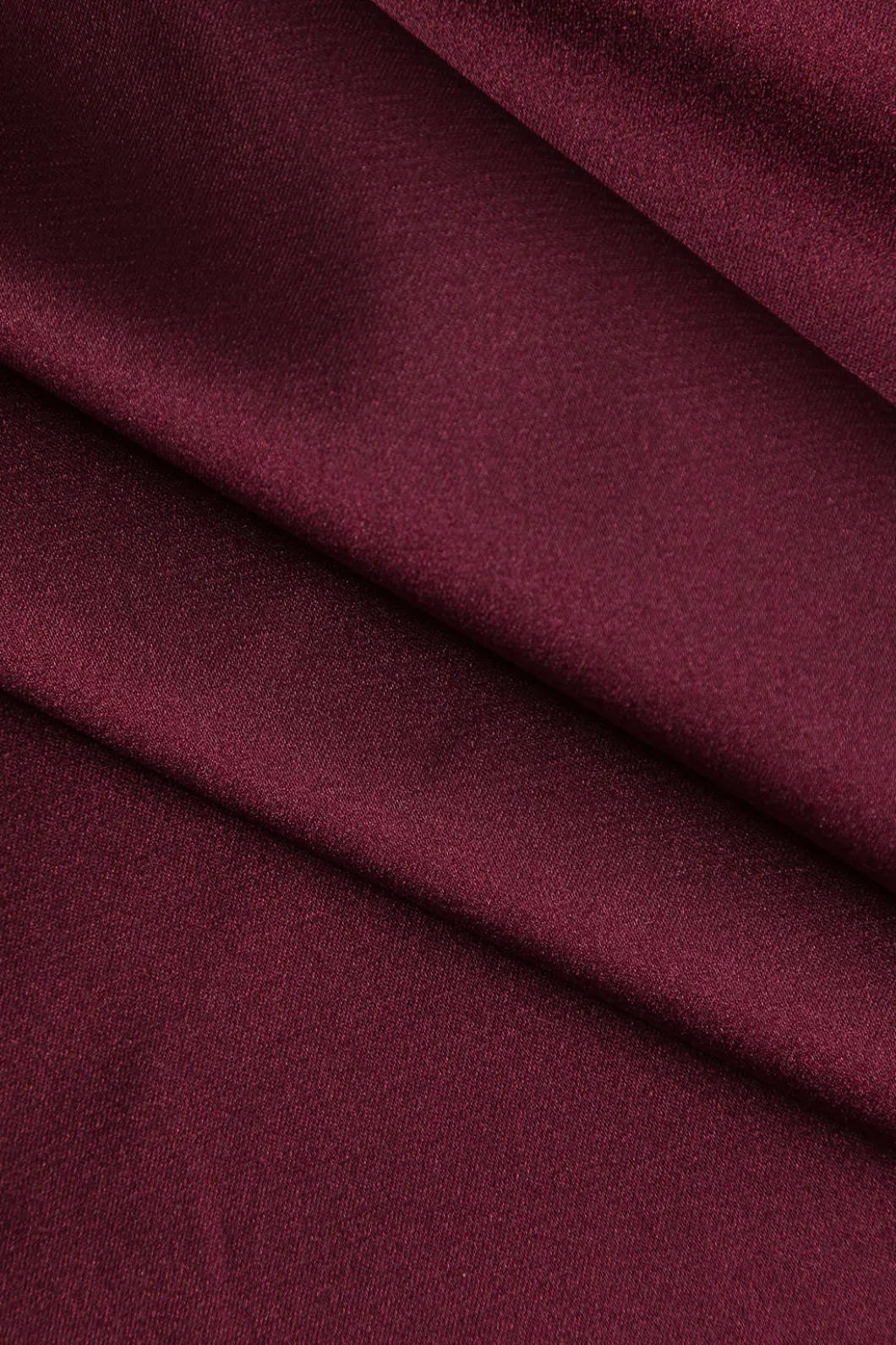 Solid Satin Button Long-Sleeve Shirt>MICAS New