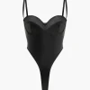 Solid Slip Bustier Bodysuit>MICAS Clearance