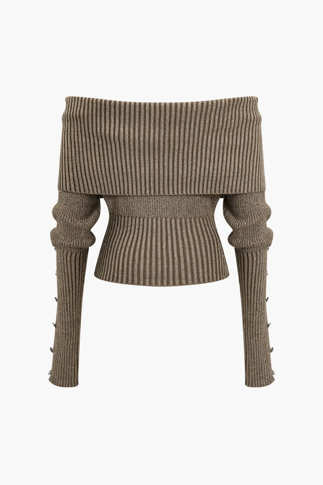 Solid Sweater Long-Sleeve Top>MICAS Sale