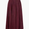 Solid Tank Top And Pleated Skirt Set>MICAS Best