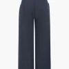Solid Wide Leg Pocket Trousers>MICAS New