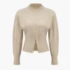 Solid Zipper Sweater Long-Sleeve Top>MICAS Discount