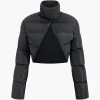Stand Collar Cut Out Puffer Jacket>MICAS Discount