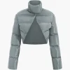 Stand Collar Cut Out Puffer Jacket>MICAS Discount