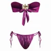 Starfish Decor Knot Ruched Bikini Set>MICAS New
