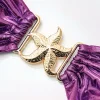 Starfish Decor Knot Ruched Bikini Set>MICAS New