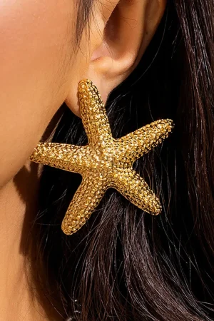 Starfish Earrings>MICAS Outlet