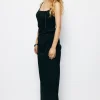 Stitching Cut Out Slip Slit Maxi Dress>MICAS Discount