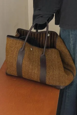 Straw Patchwork Shoulder Bags>MICAS New