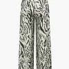 Stripe Print Wide Leg Trousers>MICAS Outlet