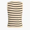 Striped Knit Sleeveless Vest And Shorts Set>MICAS New