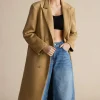 Suede Double-Breasted Coat>MICAS New