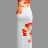 Sunny Floral Cascade Strapless Midi Dress>MICAS Sale