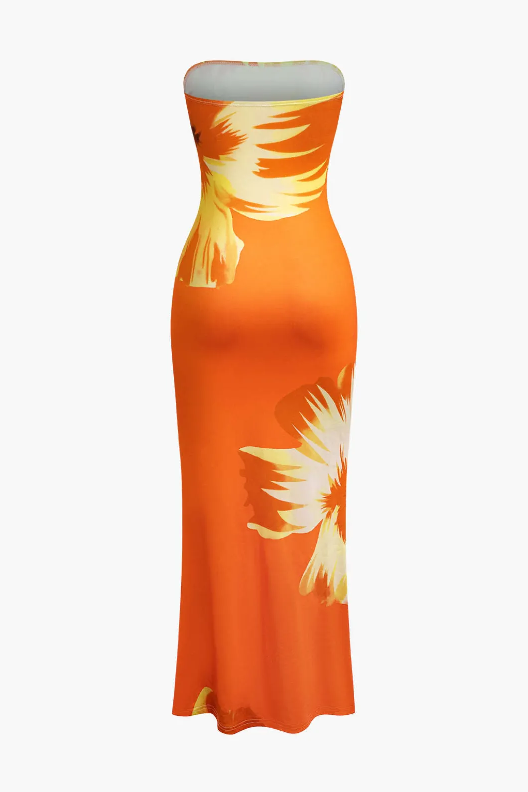 Sunny Floral Cascade Strapless Midi Dress>MICAS Sale