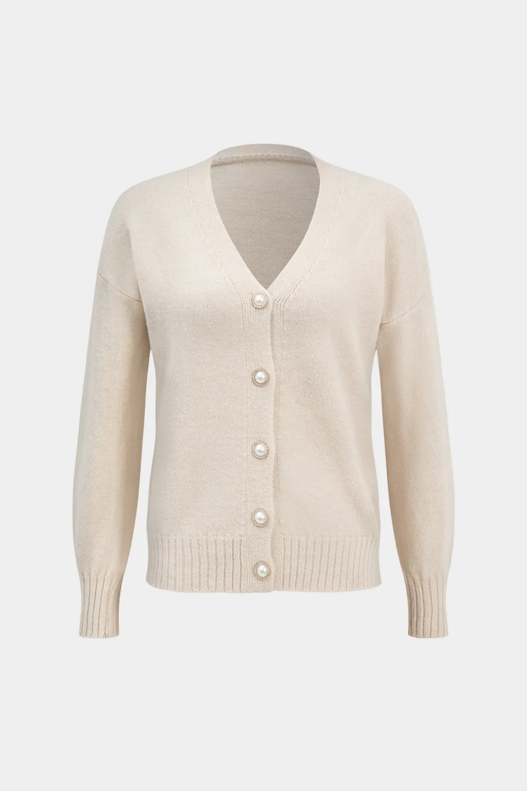 Sweater Button Long-Sleeve Cardigan And Mini Dress Set>MICAS Online