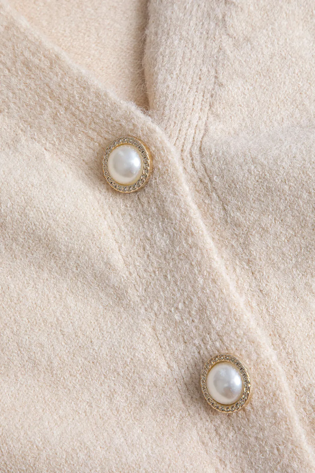 Sweater Button Long-Sleeve Cardigan And Mini Dress Set>MICAS Online