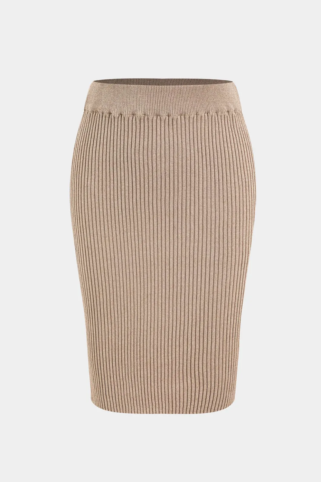 Sweater Knit Ruffle Top And Skirt Set>MICAS Hot