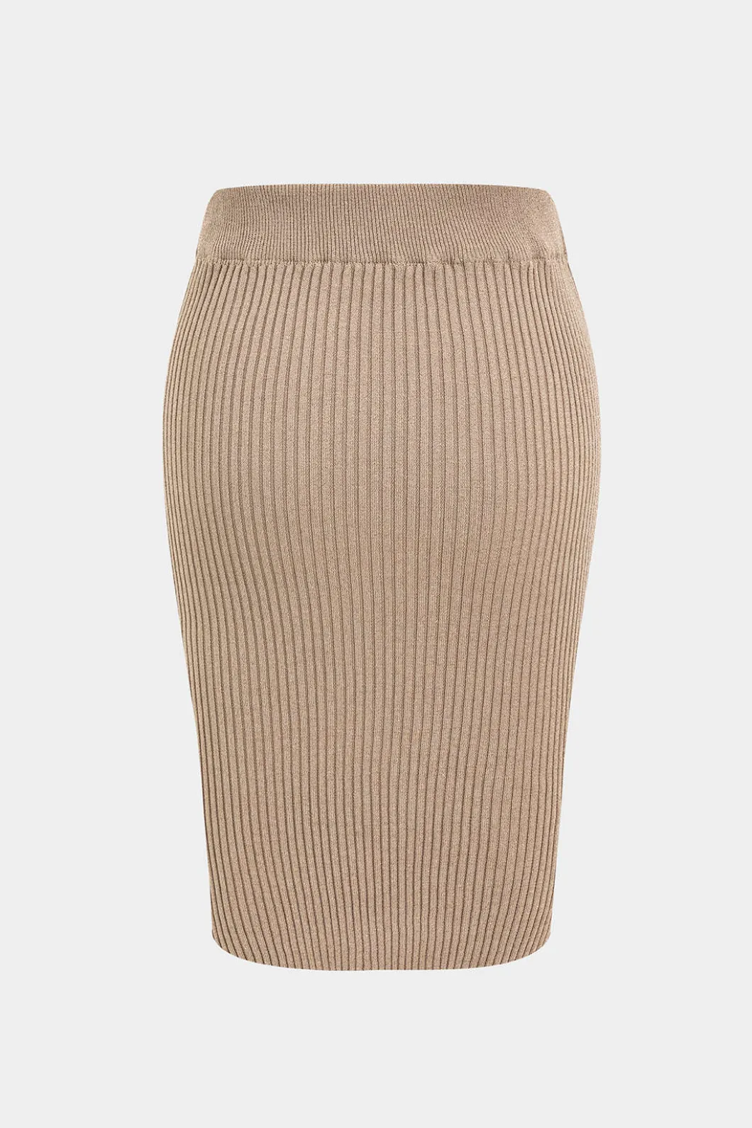 Sweater Knit Ruffle Top And Skirt Set>MICAS Hot