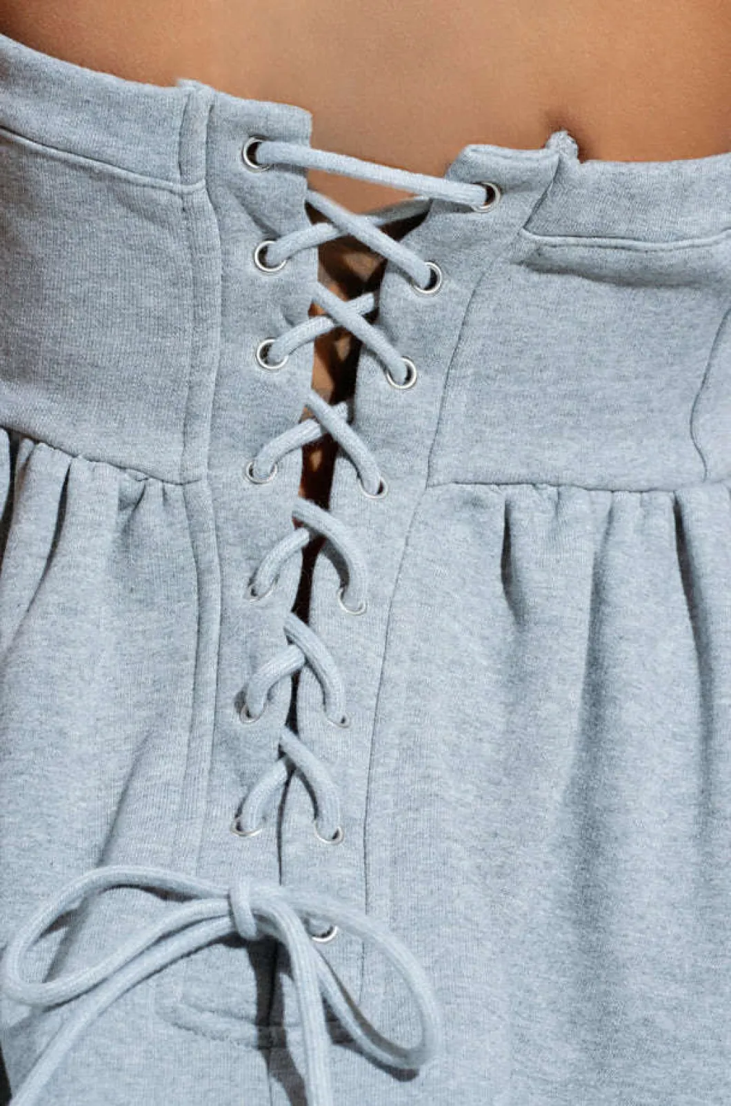 Tie Back Strapless Corset Tube Top>MICAS Sale