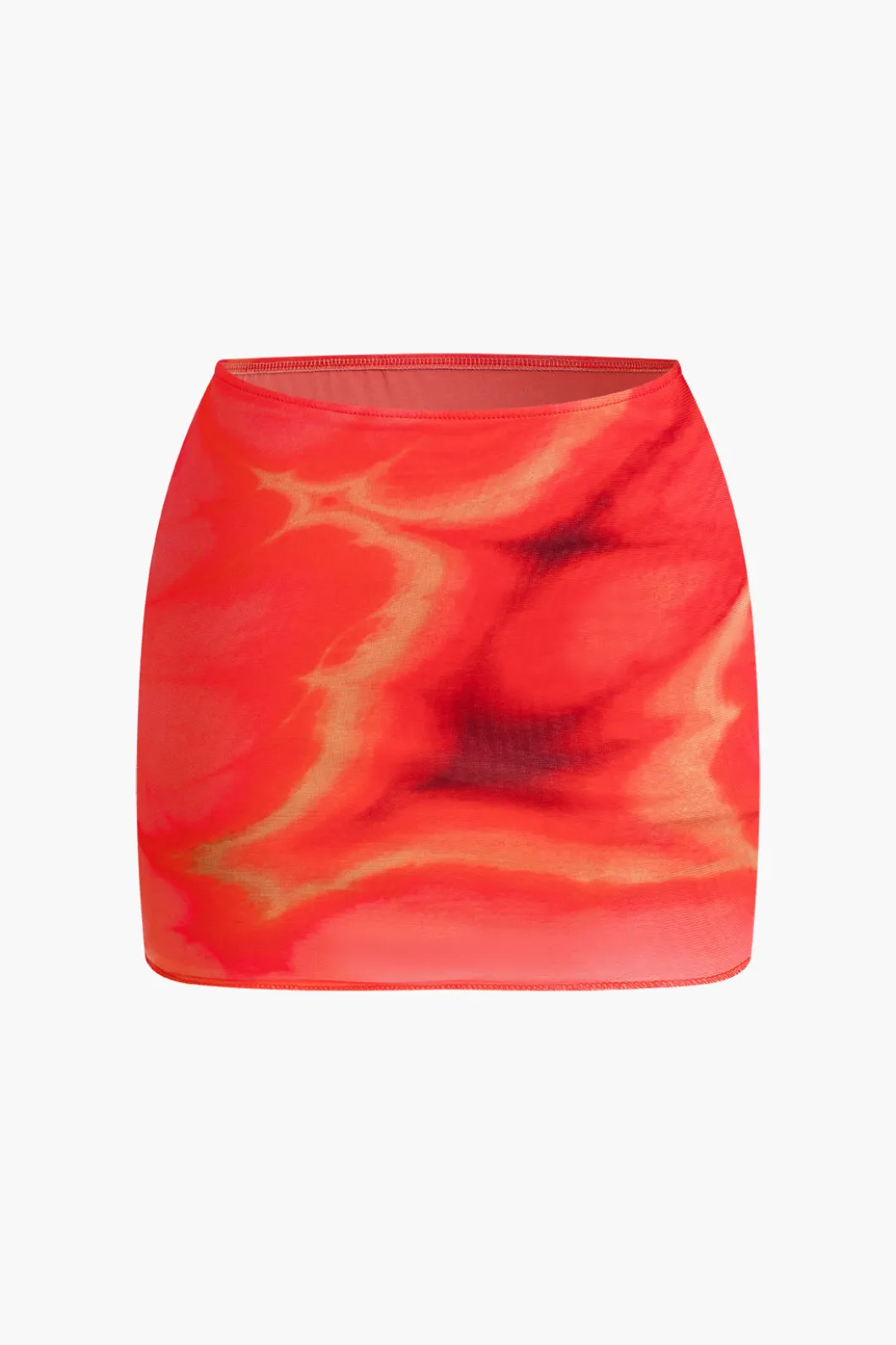 Tie Dye Asymmetrical Tube Top And Mini Skirt Set>MICAS Sale