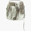 Tie Dye Destroyed Halter Top And Asymmetric Mini Skirt Set>MICAS Clearance