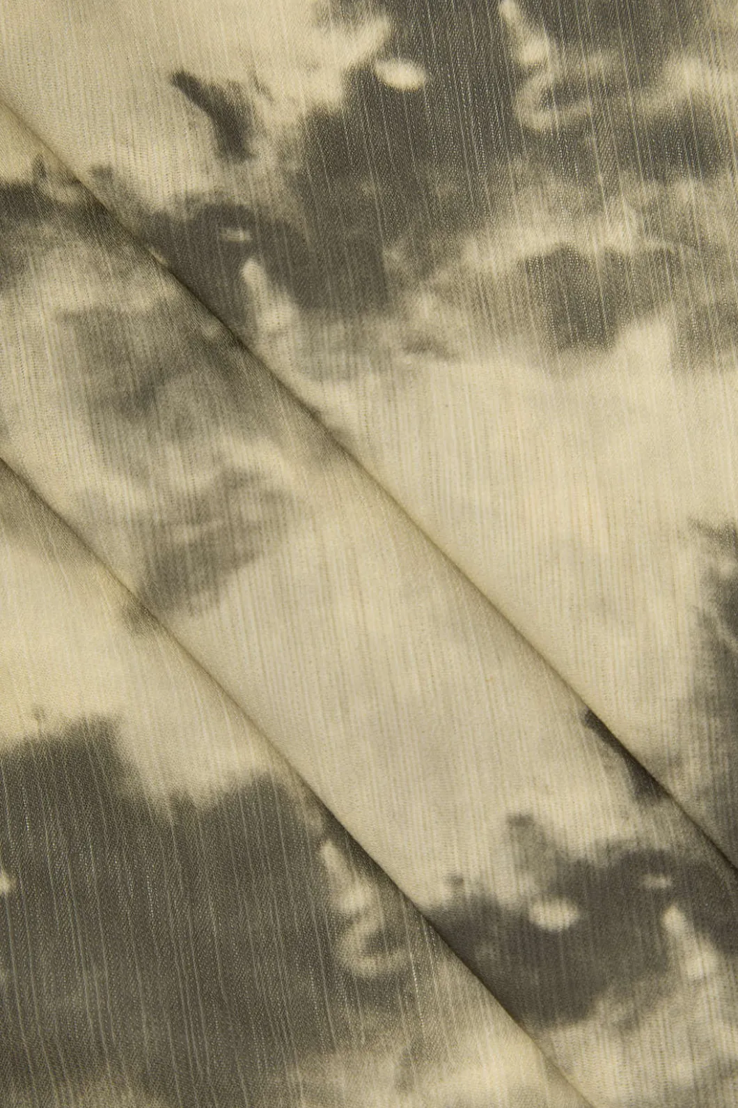 Tie Dye Flare Sleeve Tie Front Ruffle Top And Rose Choker>MICAS Fashion