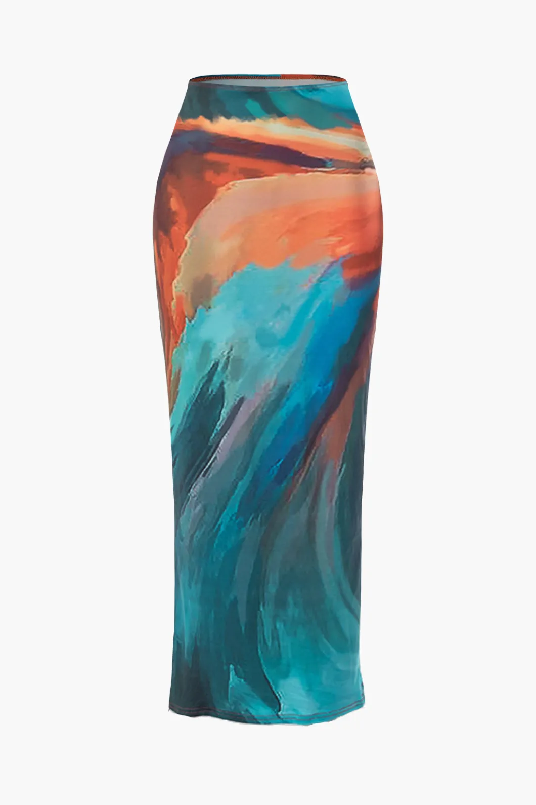 Tie Dye Maxi Skirt>MICAS Discount