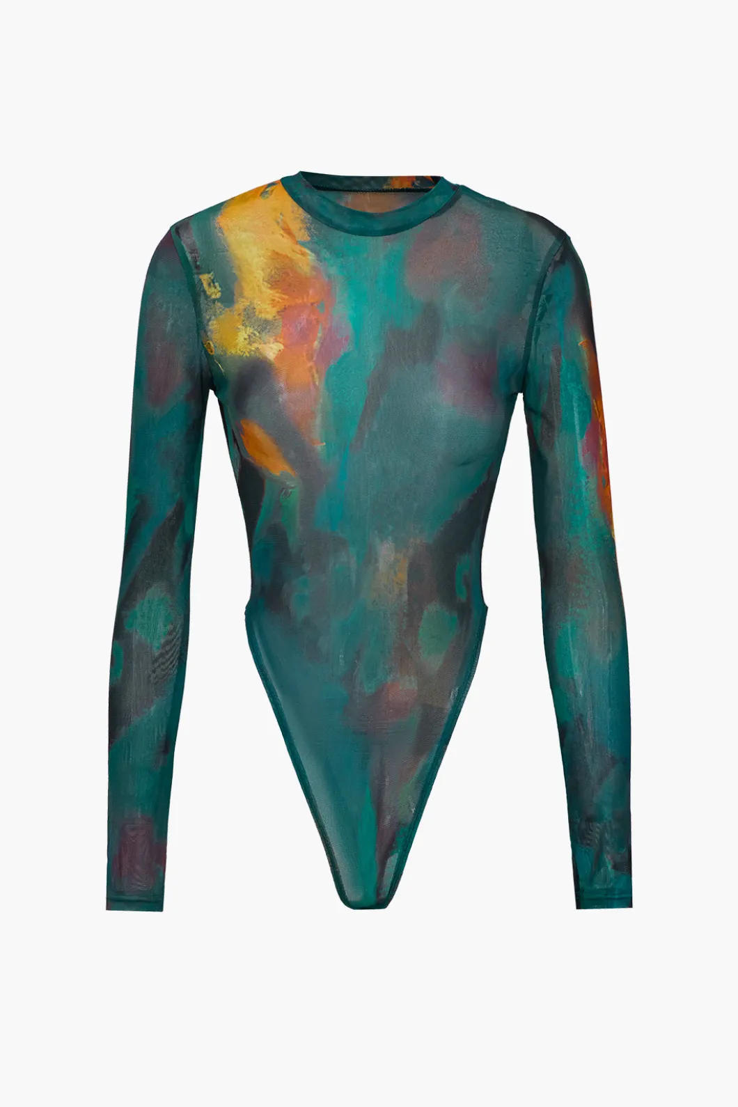 Tie Dye Print Long Sleeve Bodysuit>MICAS Sale