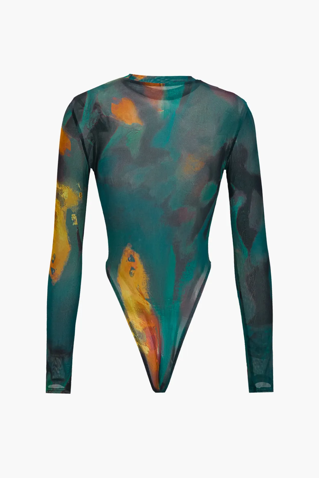 Tie Dye Print Long Sleeve Bodysuit>MICAS Sale