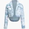 Tie Dye Print Padded Pocket Long-Sleeve Puffer>MICAS Discount