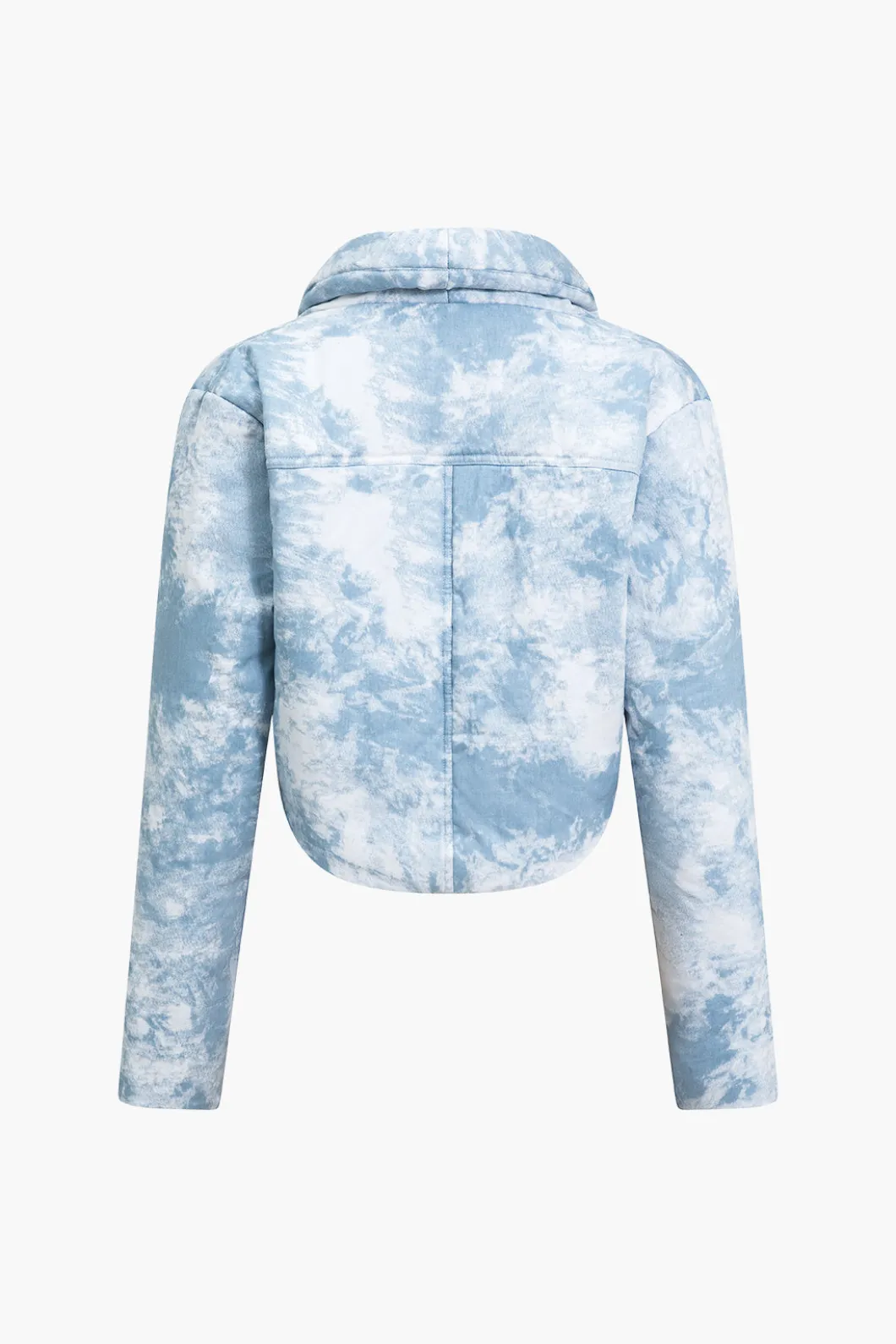 Tie Dye Print Padded Pocket Long-Sleeve Puffer>MICAS Discount