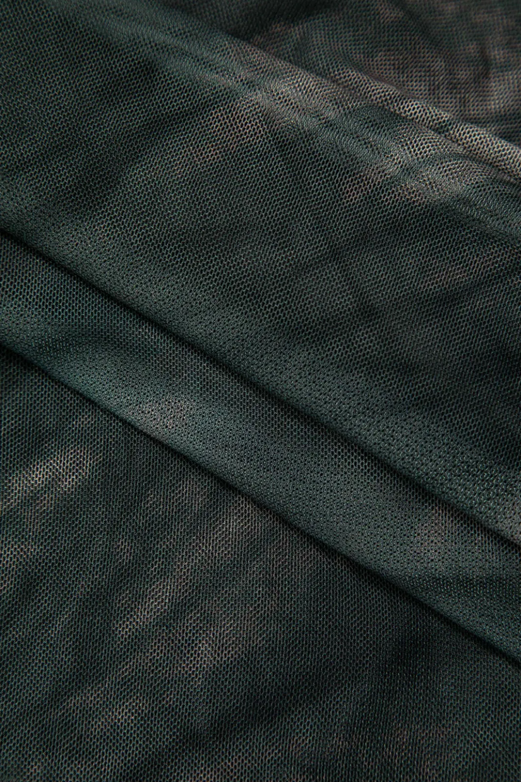 Tie Dye Ruched Mesh Long Sleeve Top>MICAS Discount