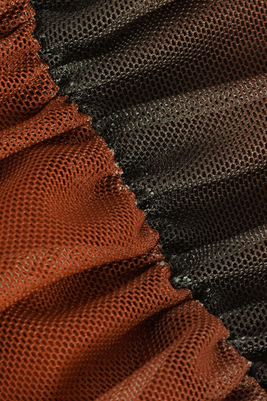 Tie Dye Sheer Mesh Long Sleeve Top>MICAS New