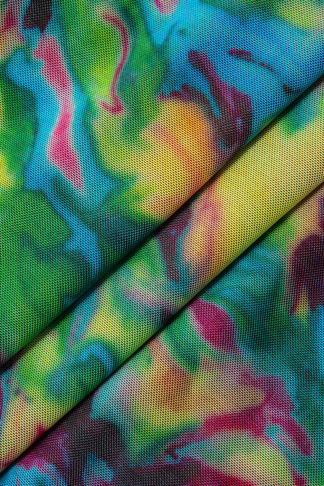 Tie Dye V-neck Halter Backless Mini Dress>MICAS Fashion