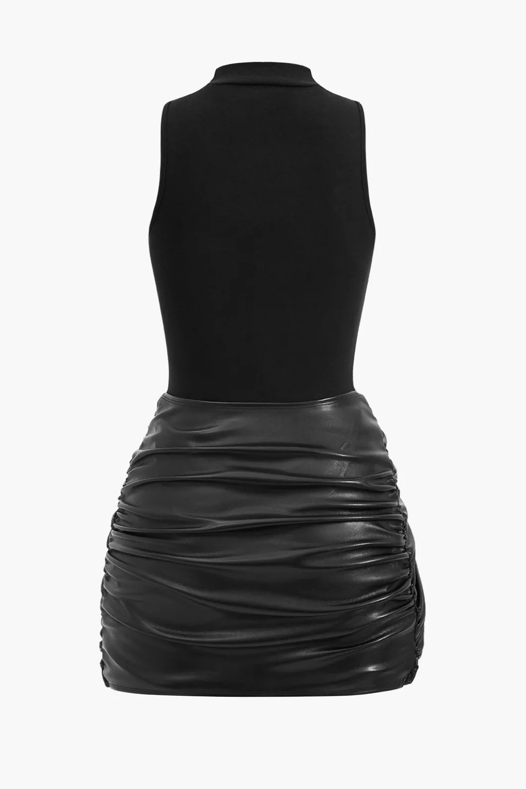 Tie Front Sleeveless Mini Dress>MICAS Sale