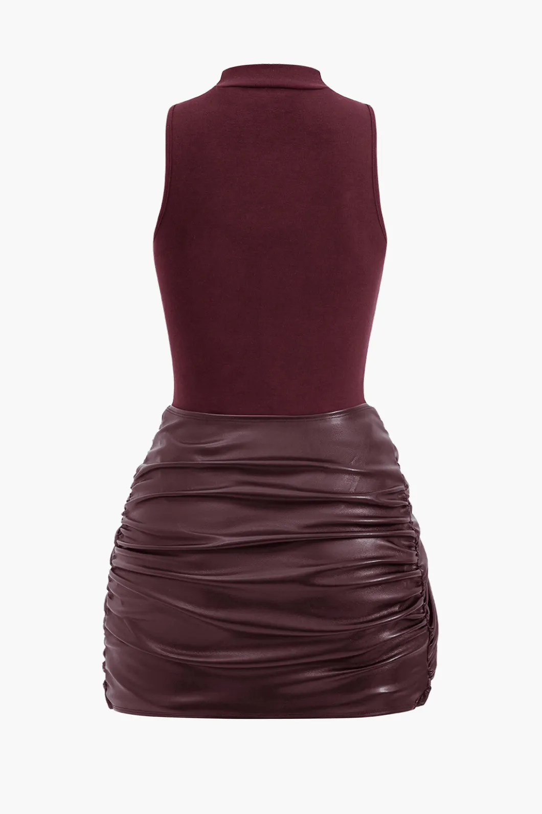Tie Front Sleeveless Mini Dress>MICAS Sale