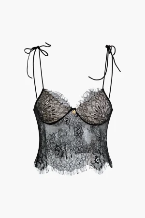 Tie Lace Cami Top>MICAS Discount