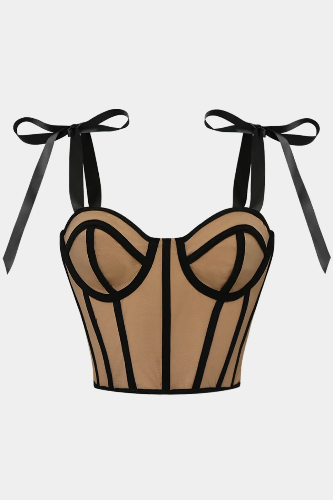 Tie Up Corset Bustier Cami Top>MICAS New