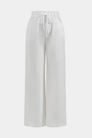 Tie-Up Wide Leg Trousers>MICAS Hot