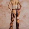 Tiger Print High Waist Trousers>MICAS New