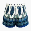 Tropical Print Knot Skort>MICAS New