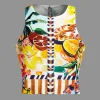 Tropical Print Tank Top And Pants Set>MICAS Outlet