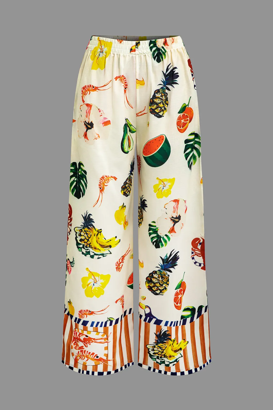 Tropical Print Tank Top And Pants Set>MICAS Outlet