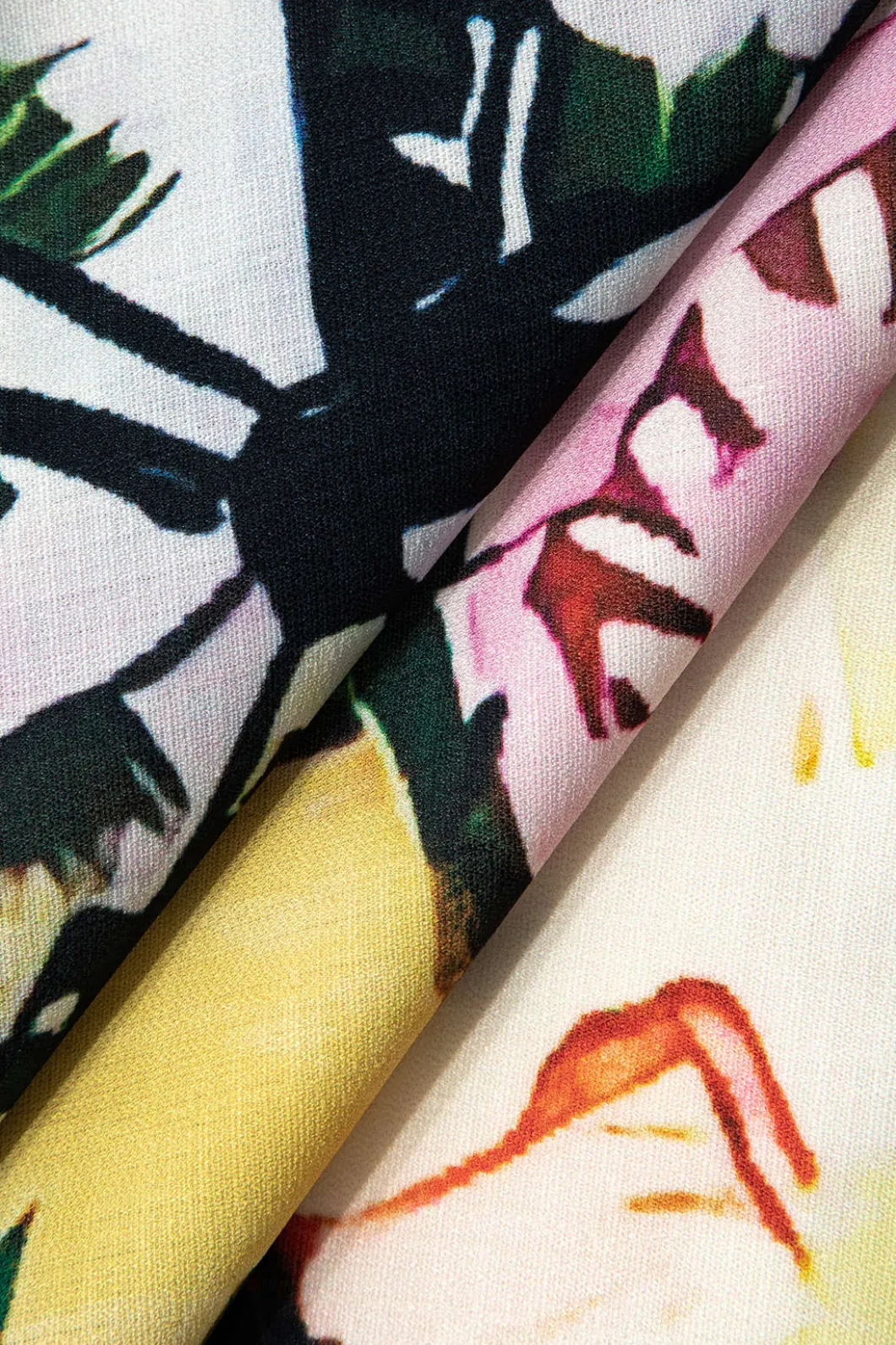 Tropical Print Tie Front Crop Shirt>MICAS Discount