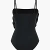 Tummy Control Appliques One-Piece Swimsuit>MICAS Outlet