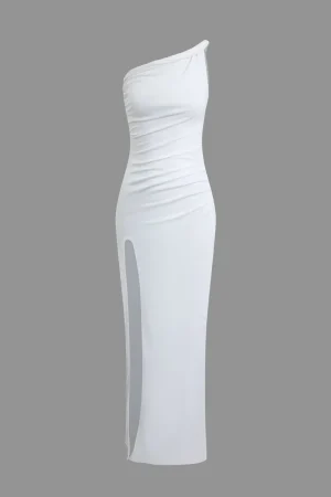 Twist Asymmetrical Slit Maxi Dress>MICAS Sale