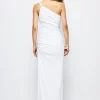 Twist Asymmetrical Slit Maxi Dress>MICAS Sale