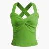 Twist Cross Tank Top>MICAS Outlet